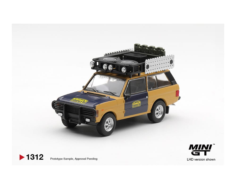 Mini GT Range Rover 1981 Sumatra Fischer and Bays 1/64 MGT01312-BL