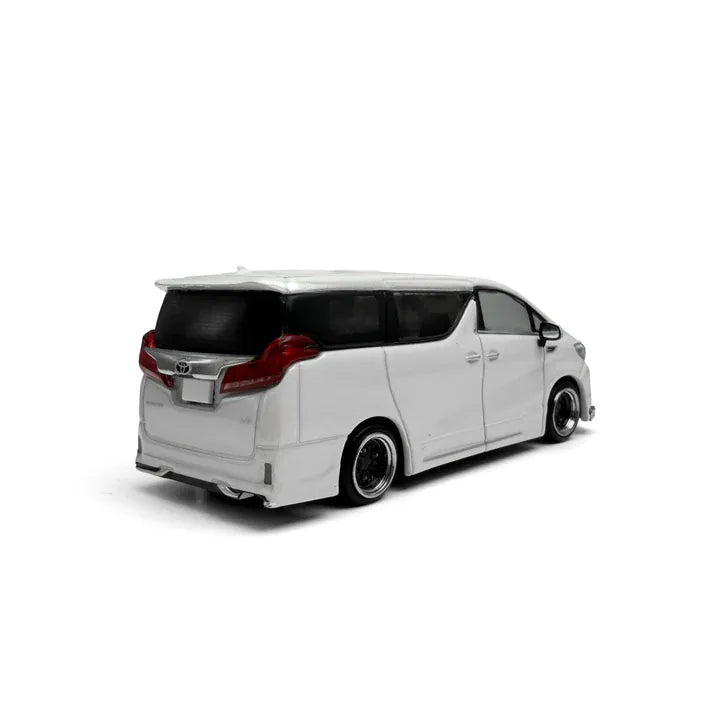 Toyota Alphard Customized Version White – MODELMODEL 1:64 MM64-Alphard-002