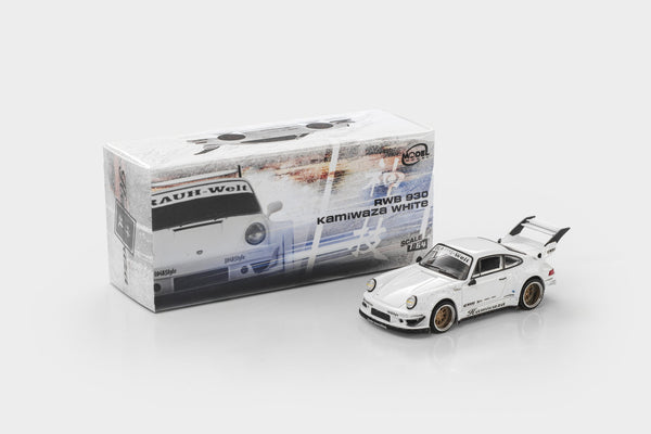 (PRE-ORDER) Porsche RWB 930 Kamiwaza White Blister Pack ModelModel 1/64 MM64-RWB930-002