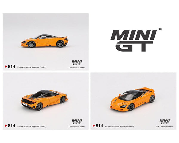 McLaren 750S Orange Limited Edition Mini GT 1/64 scale