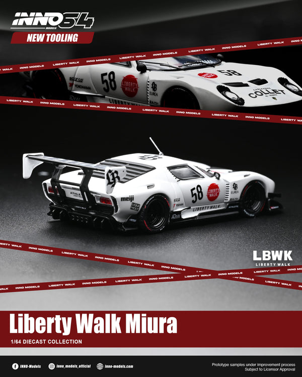 Lamborghini Miura GT Inno64 1/64 scale