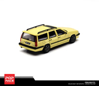 Volvo 850 T-5R Cream Yellow Pop Race 1/64 scale