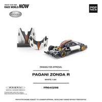 (Pre-order) Pagani Zonda R White Pop Race 1/64