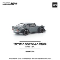 Toyota Corolla KE25 Matte Grey Pop Race 1/64