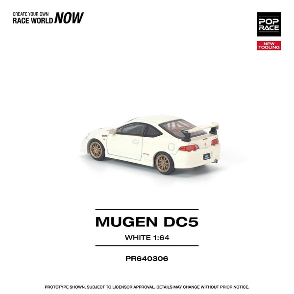 Honda Integra DC5 Mugen White Pop Race 1/64 scale