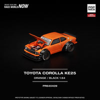 Toyota Corolla KE25 Orange Poprace 1/64