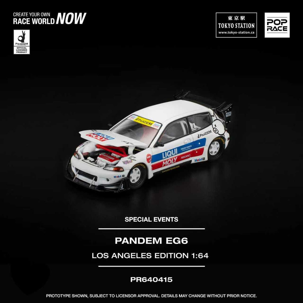 Honda Civic Pandem EG6 Pop Race 1/64