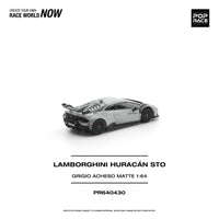 (Pre-order) Lamborghini Huracan STO  Grigio Acheso Matte Pop Race 1/64