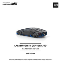 (Pre-order) Lamborghini Centenario Carbon Blue Pop Race 1/64