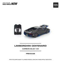 Lamborghini Centenario Carbon Blue Pop Race 1/64