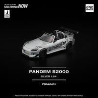 PANDEM x Honda S2000 Silver PopRace 1/64 