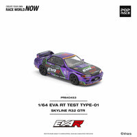 (PRE-ORDER) Nissan Skyline R32 EVA RT Test Type-01 Pop Race 1/64 PR640453