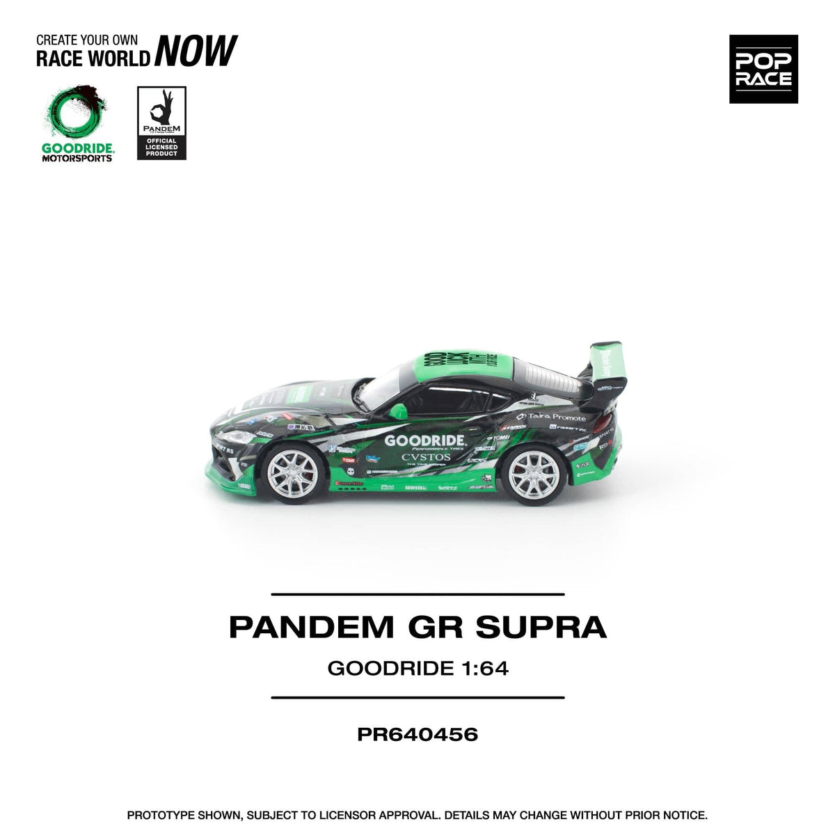 Toyota GR Supra Goodride Pandem Pop Race 1:64