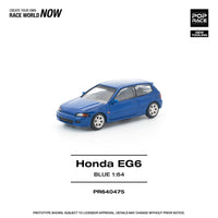 (PRE-ORDER) Honda Civic EG6 Captiva Blue Pop Race 1/64