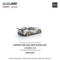 Darwin Pro 66G WBK Toyota Supra A90 Silver Chrome Pop Race 1:64