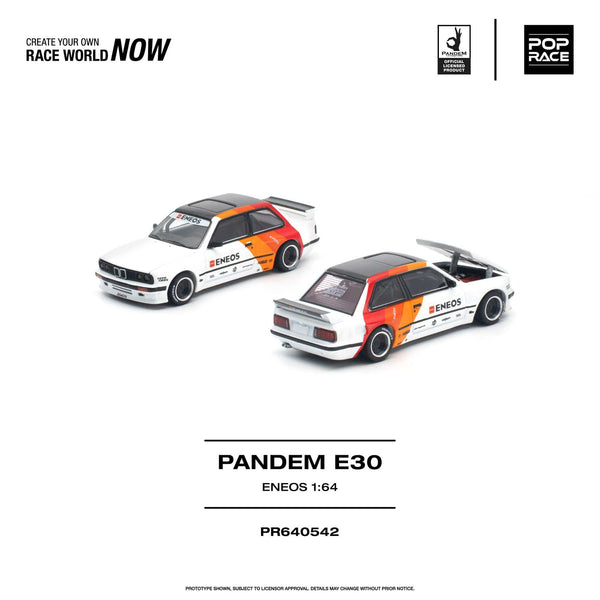 (PRE-ORDER) BMW Pandem E30 Eneos Pop Race 1/64 PR640542