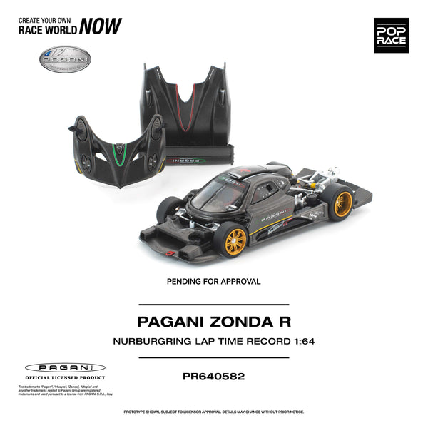 Pagani Zonda R Nurburgring Lap Time Record Pop Race 1/64