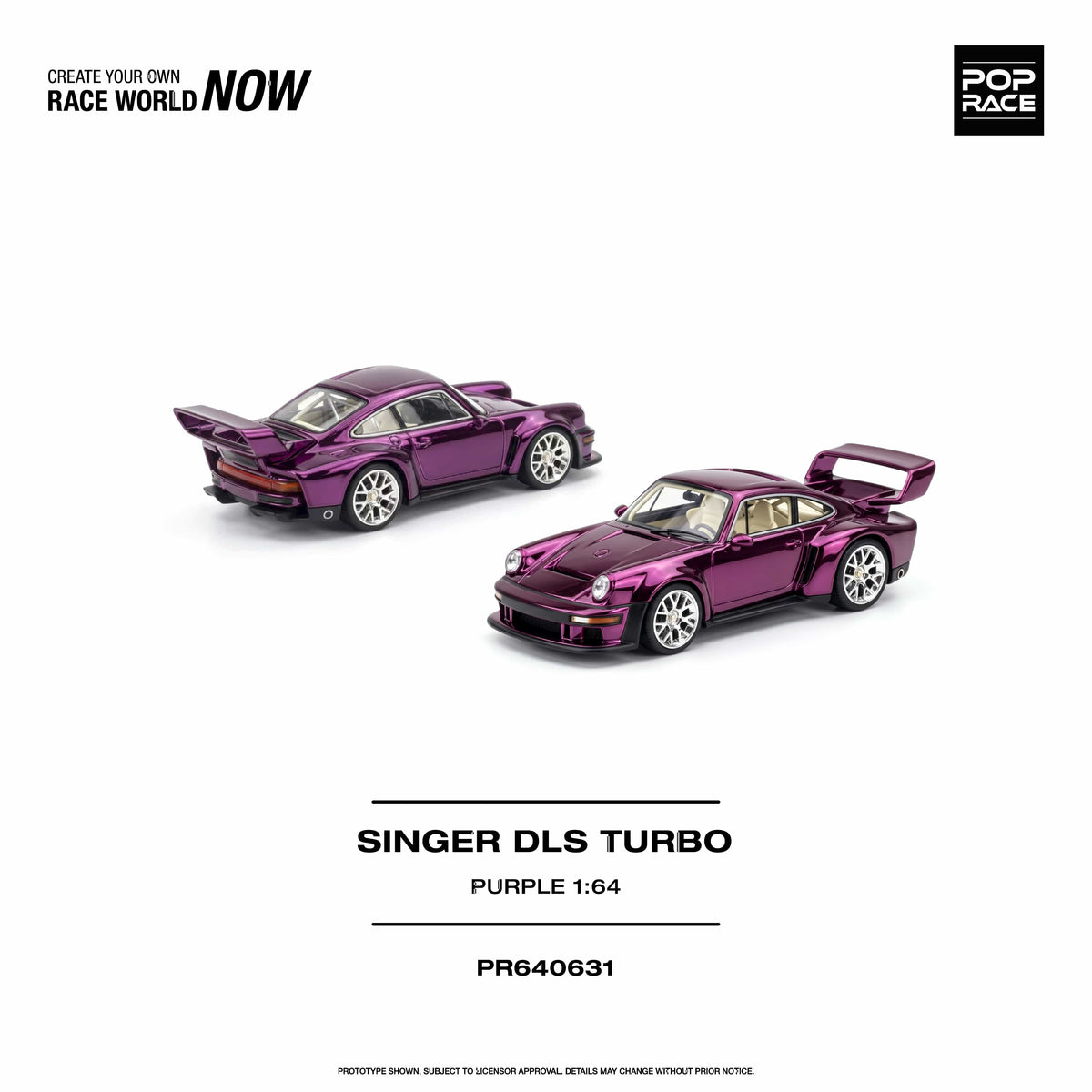(PRE-ORDER) Porsche Singer DLS Turbo Purple Pop Race 1/64