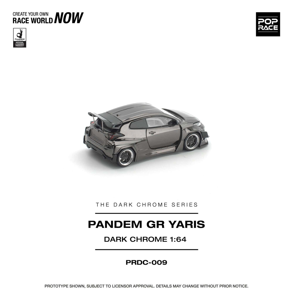 Toyota GR Yaris Pandem Dark Chrome Pop Race 1/64