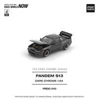 Nissan Silvia S13 Pandem Dark Chrome Pop Race 1/64