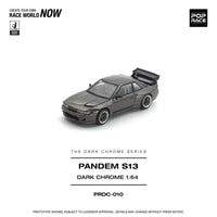Nissan Silvia S13 Pandem Dark Chrome Pop Race 1/64