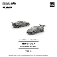 Porsche 911 997 RWB Dark Chrome Pop Race 1/64