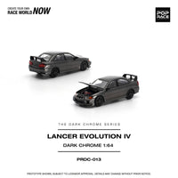 (PRE-ORDER) Mitsubishi Lancer Evolution IV Dark Chrome Pop Race 1/64 PRDC013