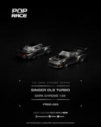 (PRE-ORDER) Porsche Singer DLS Turbo Dark Chrome Pop Race 1/64