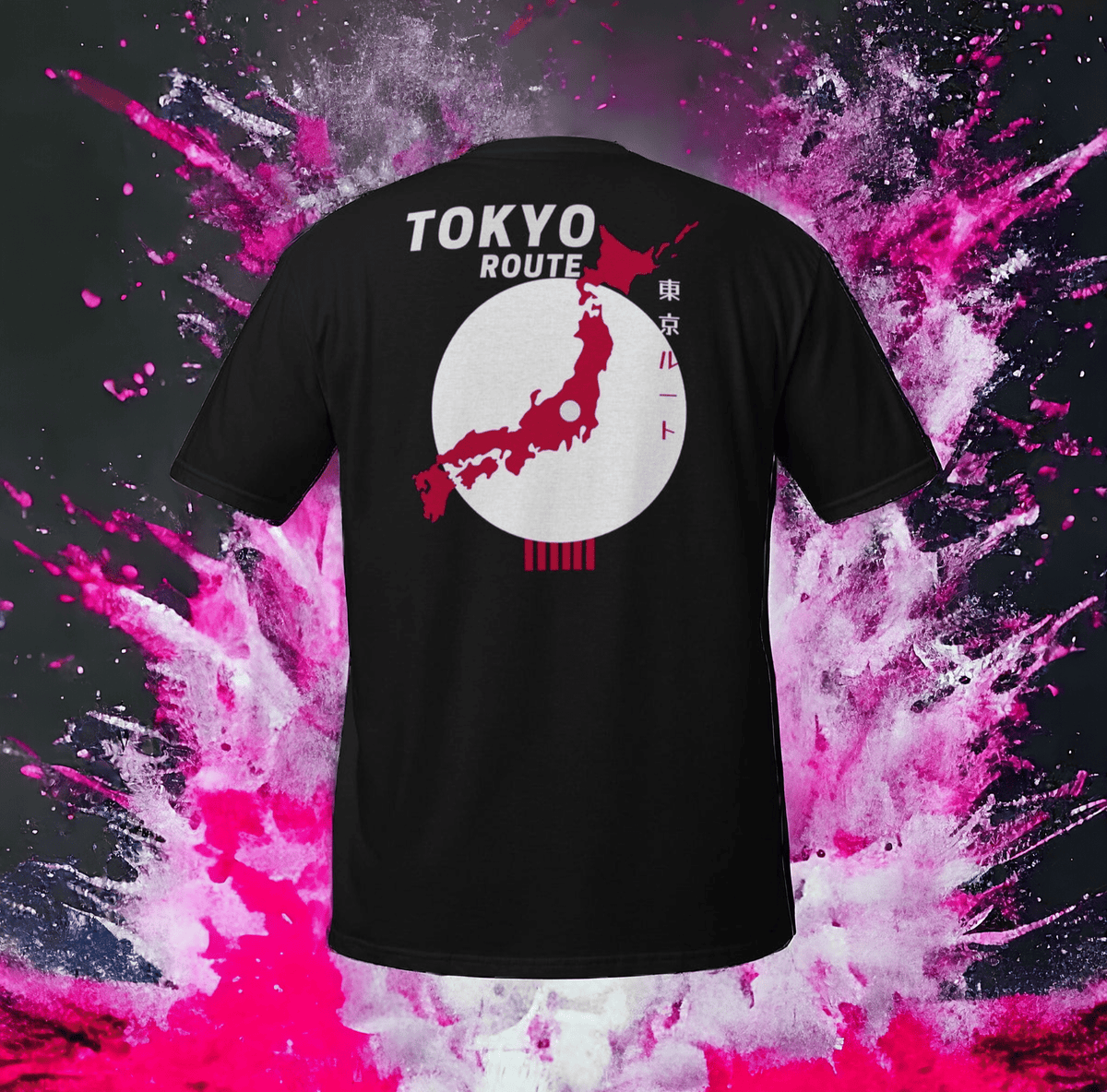 Tokyo Route T-Shirt Black@ DG Motorsports 6751611_505