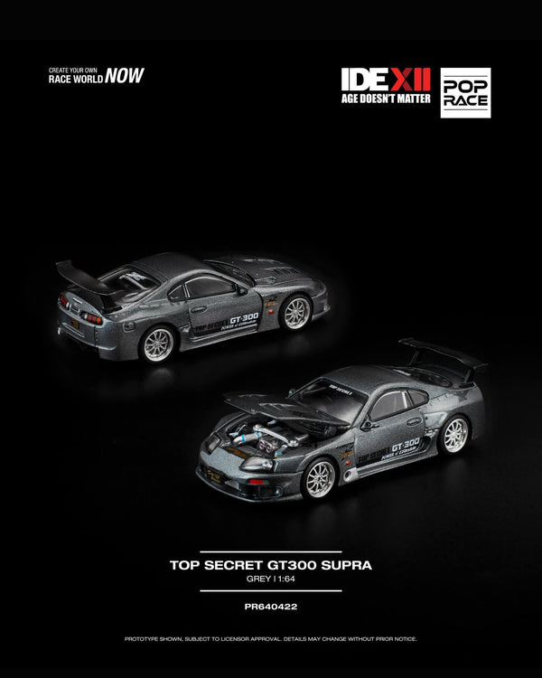 Toyota supra mk4 gt300 top secret Indonesia diecast expo 2025 - Pop Race PR640422