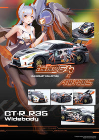 Nissan GT-R R-35 Widebody Aorus Limited Edition Inno64 1/64 scale