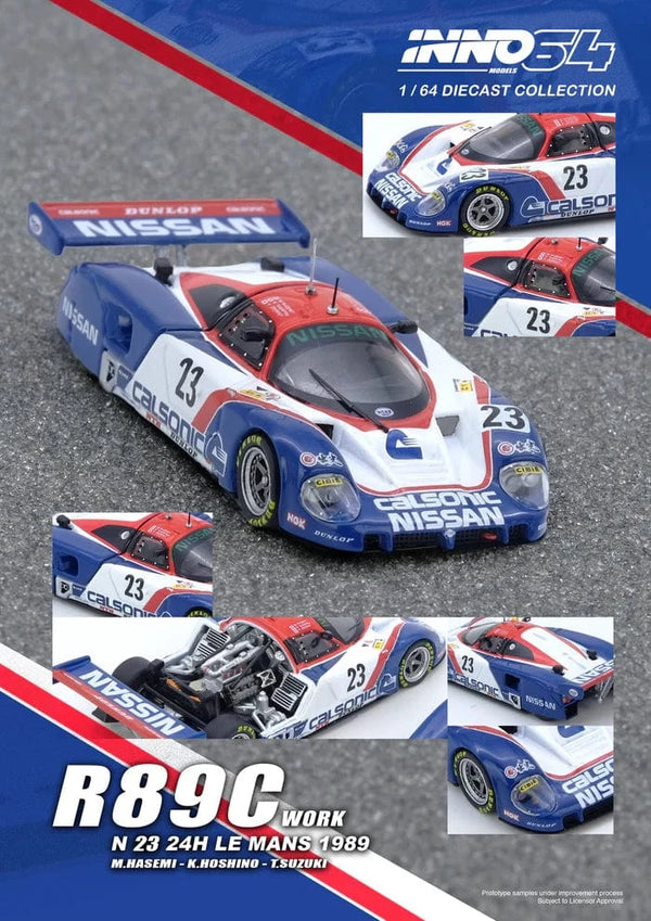 Nissan R89C Le Mans 1989 No23   Masahiro Hasemi / Kazuyoshi Hoshino / Toshio Suzuki Inno64 /164 scale