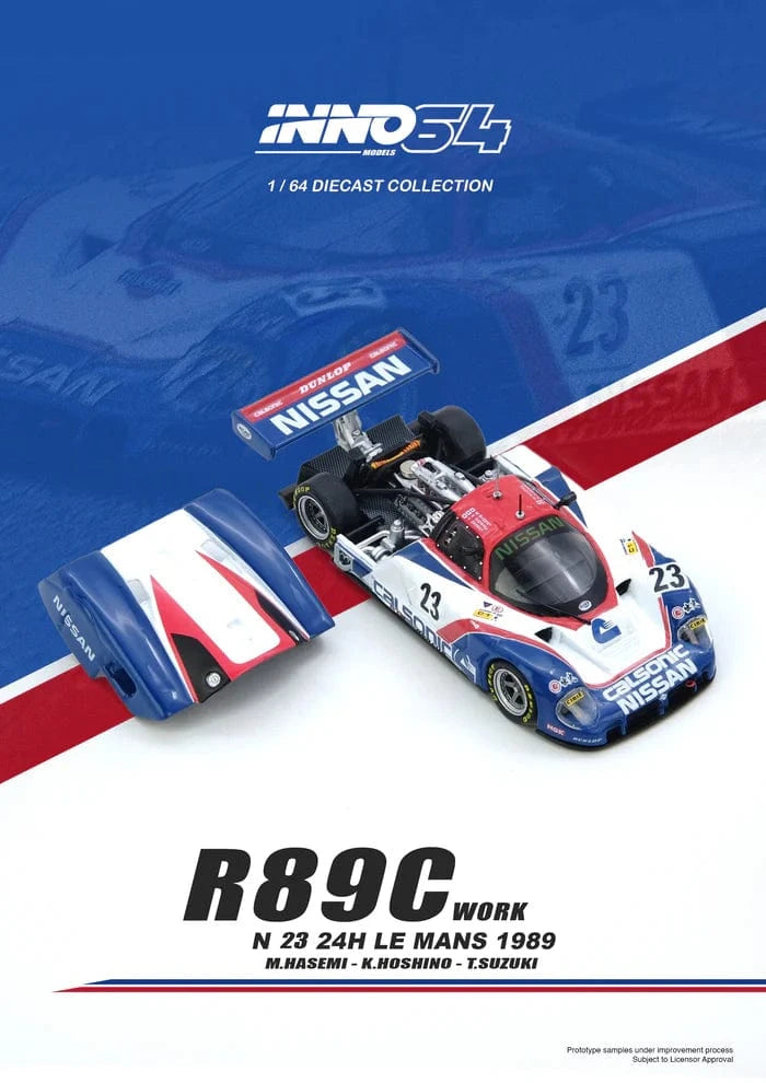Nissan R89C Le Mans 1989 No23   Masahiro Hasemi / Kazuyoshi Hoshino / Toshio Suzuki Inno64 /164 scale