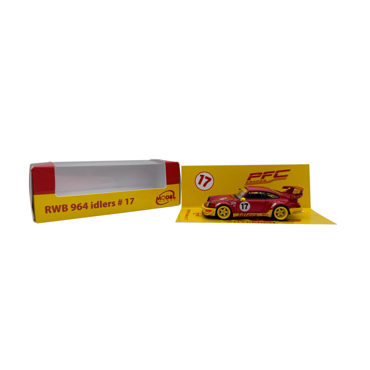 RWB 964 #17 "Idlers Club" Red with Yellow Accents ModelModel 1/64