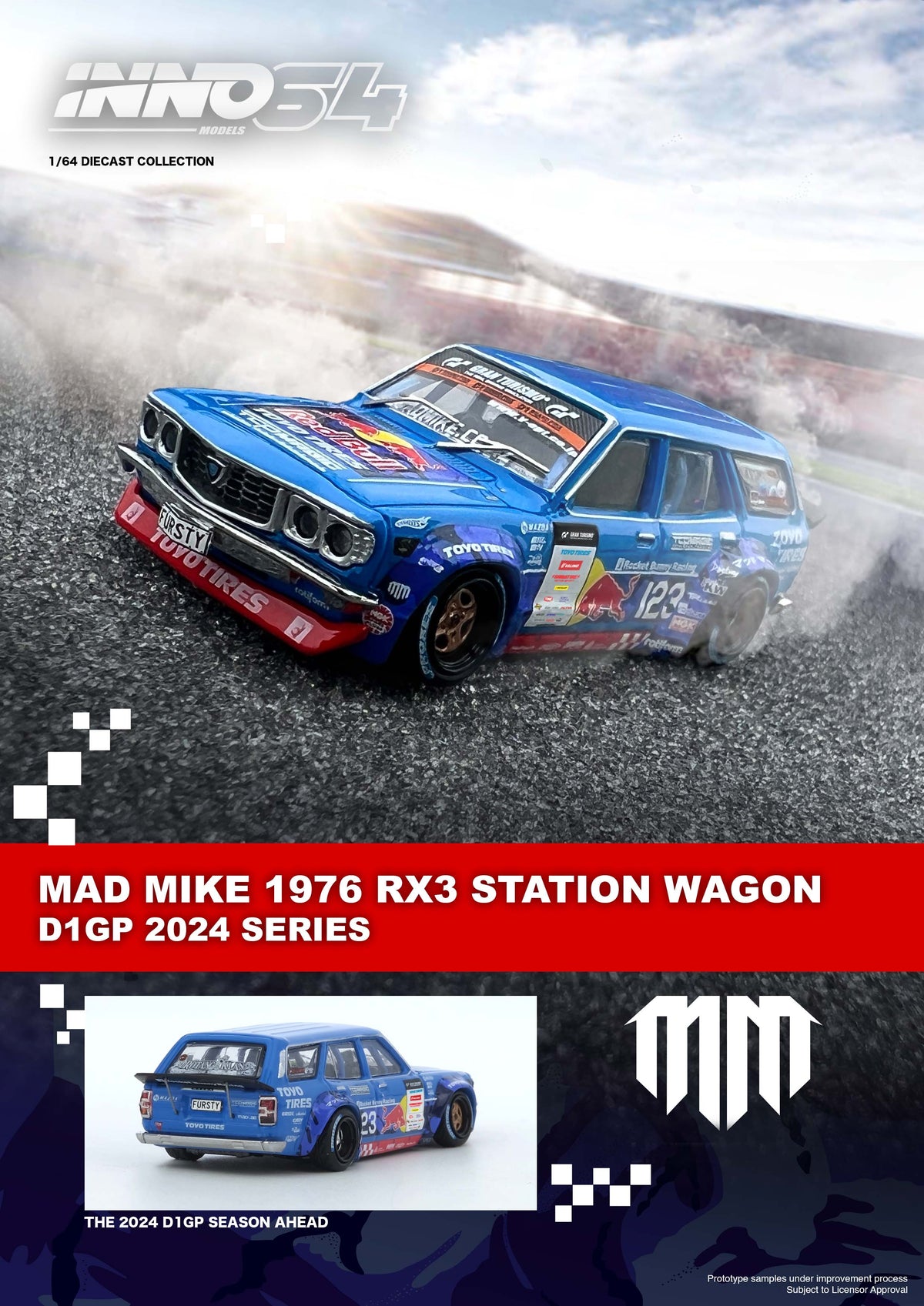 Mad Mike Mazda RX3 Station Wagon Inno64