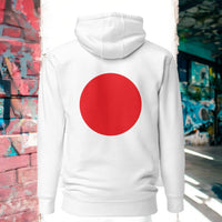 Red Gumball Hantsu Driven White Japanese Hoodie