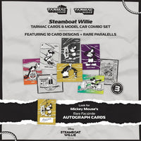 (PRE-ORDER) Toyota Sprinter Trueno AE86 Widebody Jon Sibal Mickey & Friends Steamboat Willie Cards Combo Tarmac Works 1/64 — additional view 1