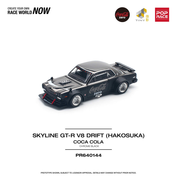 Skyline GT-R V8 Drift Coca Cola Zero 1/64 Pop Race