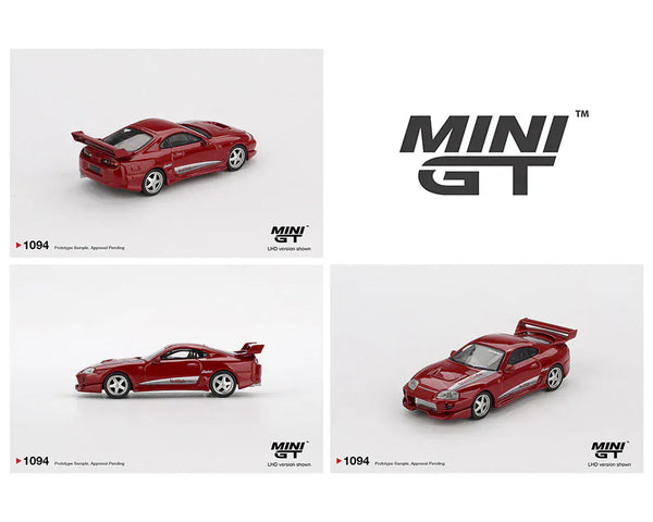 Toyota Supra VeilSide Combat V-I Red Mini GT 1:64