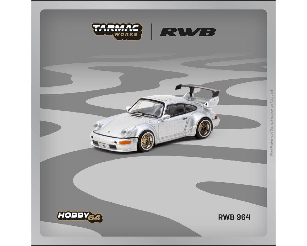 Tarmac Works 1:64 RWB 964 Silver Hobby64