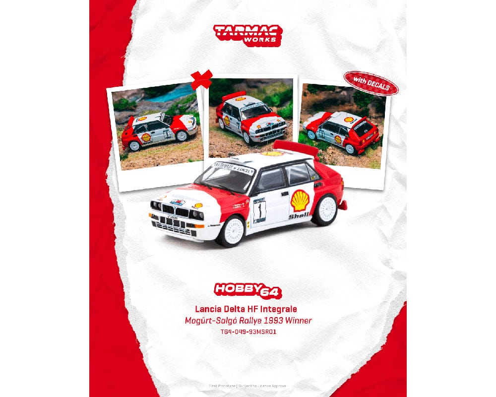 Lancia Delta HF Integrale Mogürt-Salgó Rallye 1993 Winner László Sen Ranga Ernő Büki Hobby64