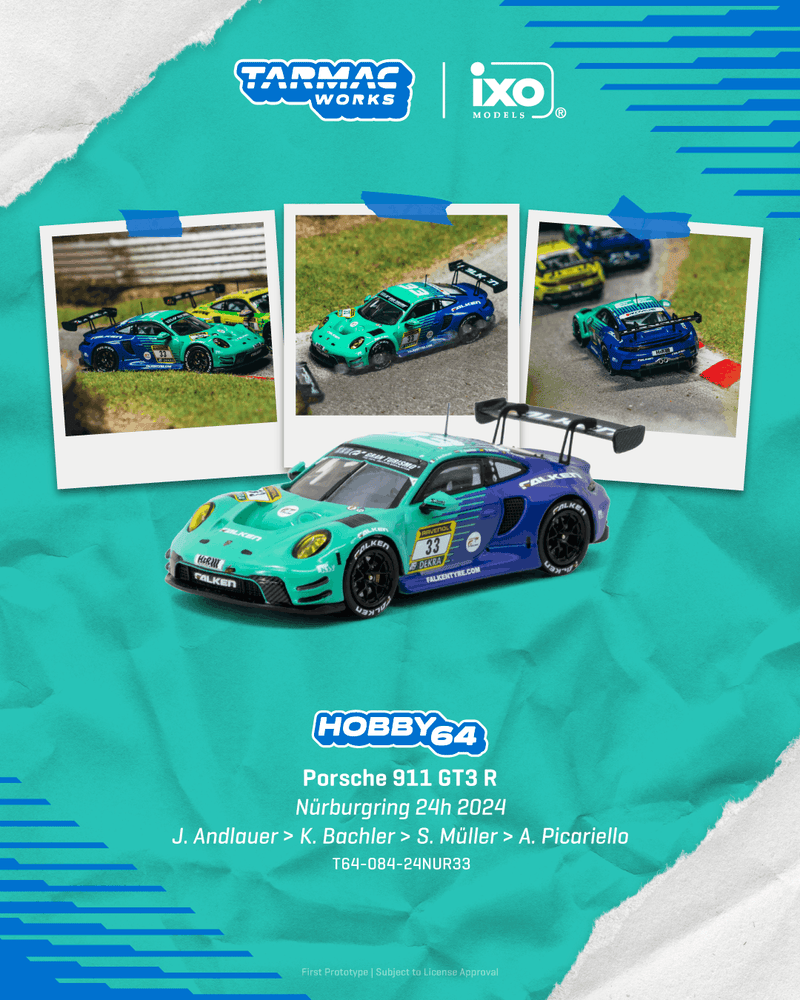 Curitiba 1:64 Porsche 917 KH 24h Le Mans 1971 Winner #22 Tarmac Works T64-084-24NUR33
