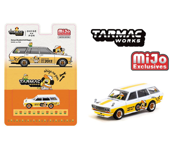 Datsun Bluebird 510 Wagon OHIGE no PON White Yellow Global64