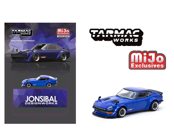 Nissan Fairlady Z S30 Widebody By Jon Sibal Blue Tarmac Works 1/64