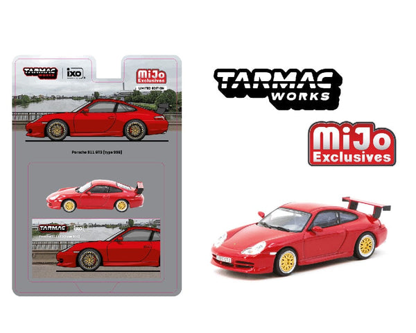 Porsche 911 GT3 996 Red Tarmac Works 1:64