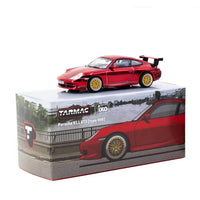Chase Red Chrome Porsche 911 GT3 996 Tarmac Works 1:64