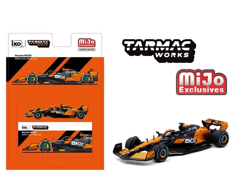 McLaren MCL60 2024 Livery Show Car Orange Global64 Tarmac Works T64G-F070-2024
