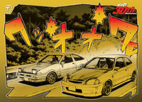 Tarmac Cards Initial D Collection Vol.01 30th Anniversary - Hobby BOX with 5 packs TC-IDC-H01