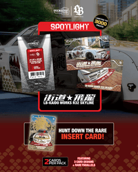 Tarmac Cards Spotlight LB-KAIDO Works R32 Skyline "Flying Dragon" - BOX with 10 packs TC-LBR32-DSL