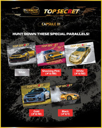 (pre-order) Tarmac Cards Top Secret Capsule 01 - Individual Pack with 4 cards